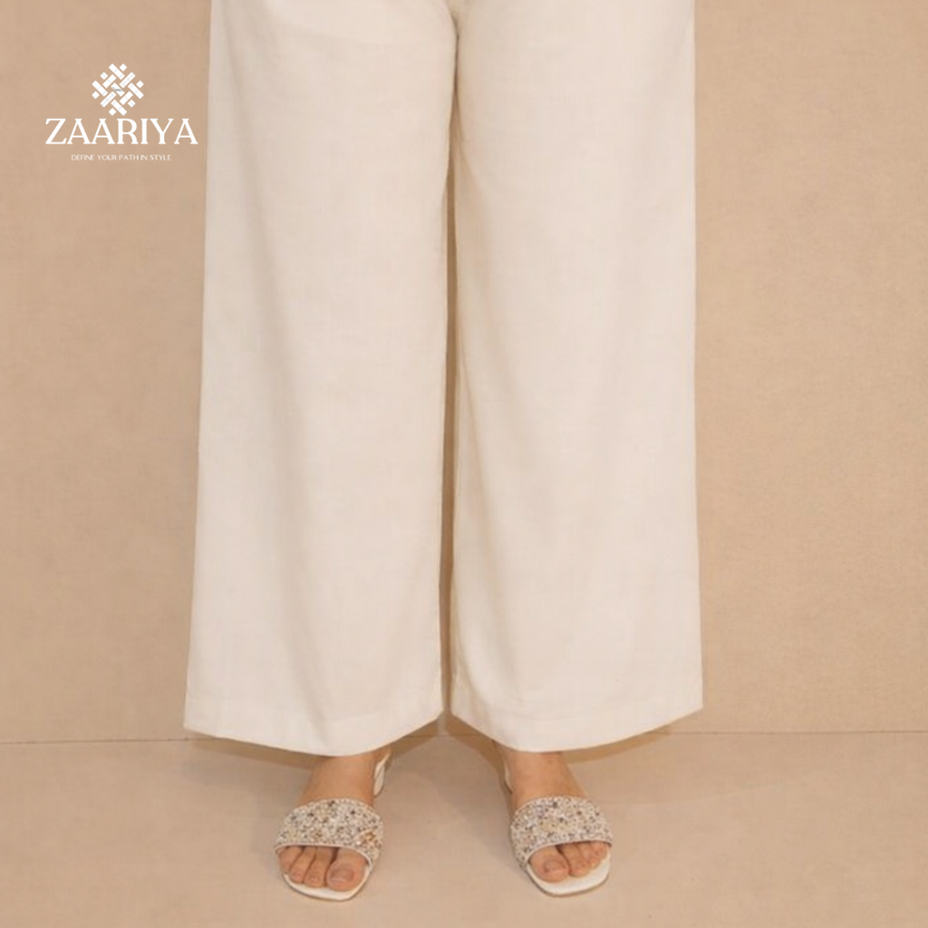 Soft Cotton Women Palazzo Pants Pakistan | Comfortable Summer Trouser for Ladies