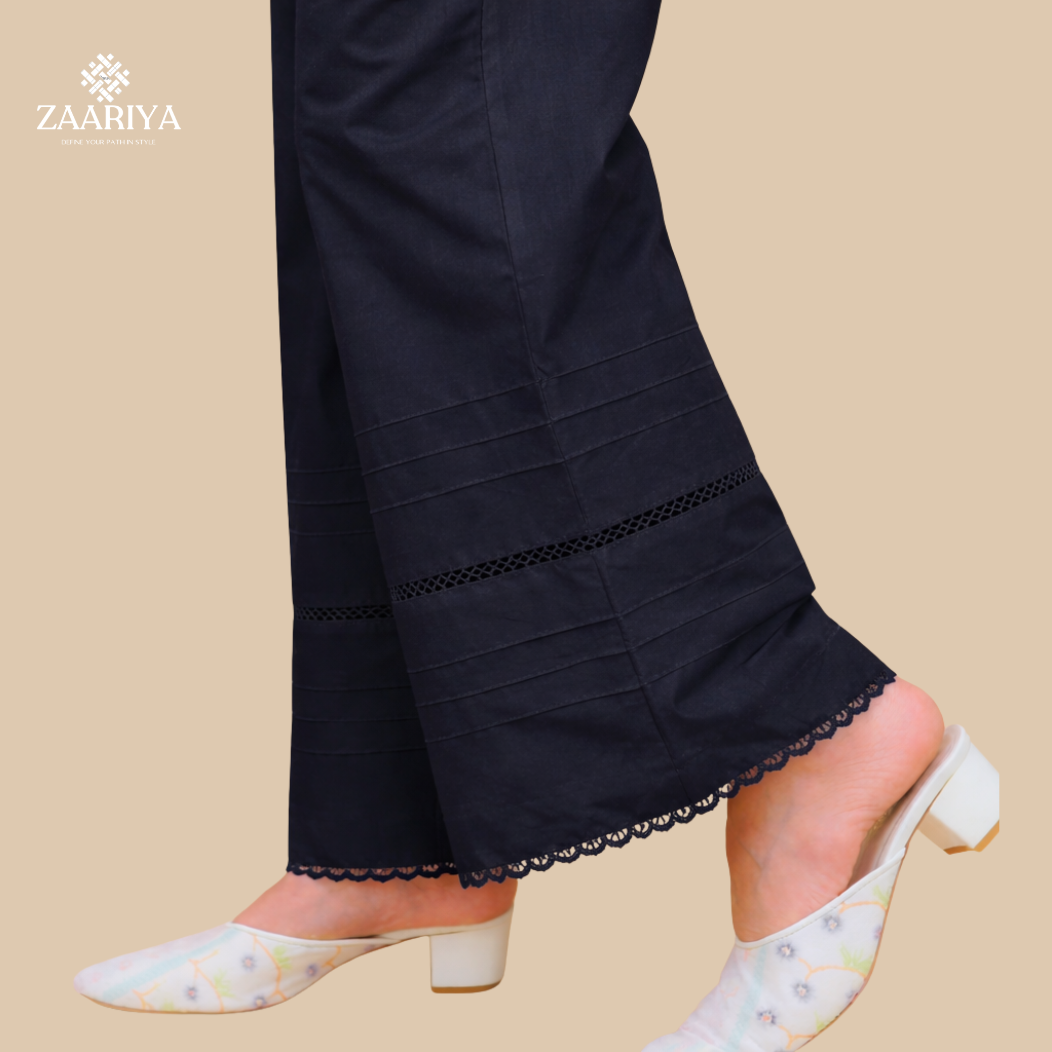 Soft Cotton Women  Pintuck Palazzo | Ladies Summer Palazzo Pants