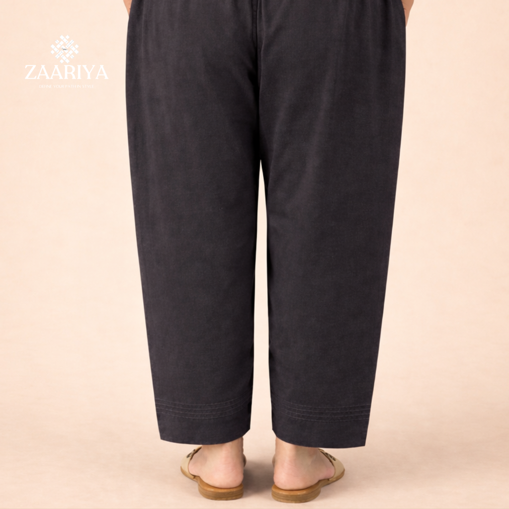 Ladies Cotton Pintuck Shalwar | Soft Comfortable Simple Pintuck Shalwar for Women | Daily Wear Ladies Shalwar Kameez Bottom