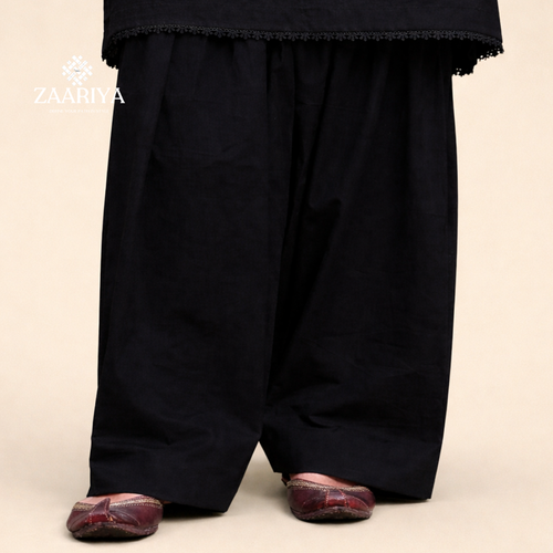 Farshi Cotton Shalwar for Women – Premium Pakistani Loose Pants | Comfortable Summer Ethnic Wear